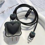 Black Heart Charger Protector