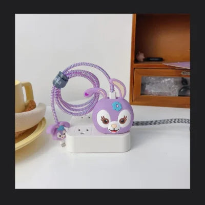 Purple Rabbit Charger Protector